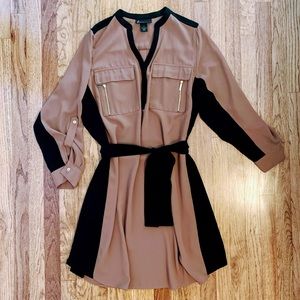 Brown and Black Lane Bryant Dress